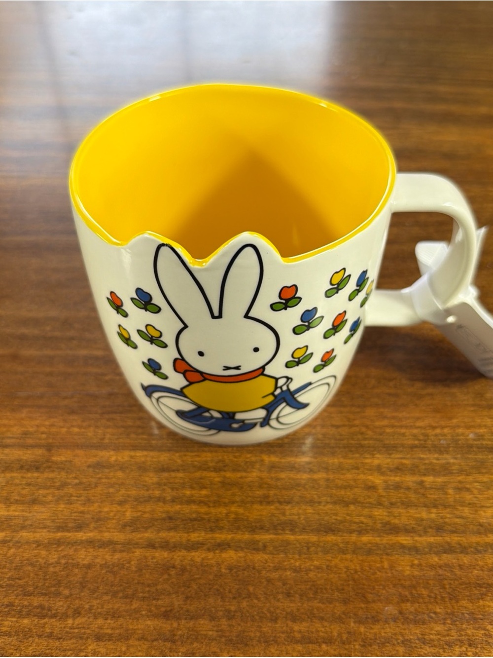 Miffy by Magenta Bunny Ceramic Mug - Yellow Interior